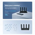 Router wireless 4G cu WiFi 6, 4 porturi LAN, 4 antene, slot cartela SIM