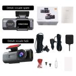 Camera Auto DVR, 4K Ultra HD, Vedere nocturna, G-Sensor, GPS, Camera marsarier, 170° unghi, Inregistrare in bucla