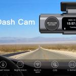 Camera Auto DVR, 4K Ultra HD, Vedere nocturna, G-Sensor, GPS, Camera marsarier, 170° unghi, Inregistrare in bucla